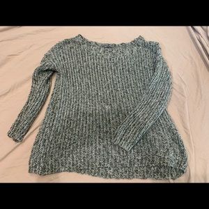 olive green AE sweater